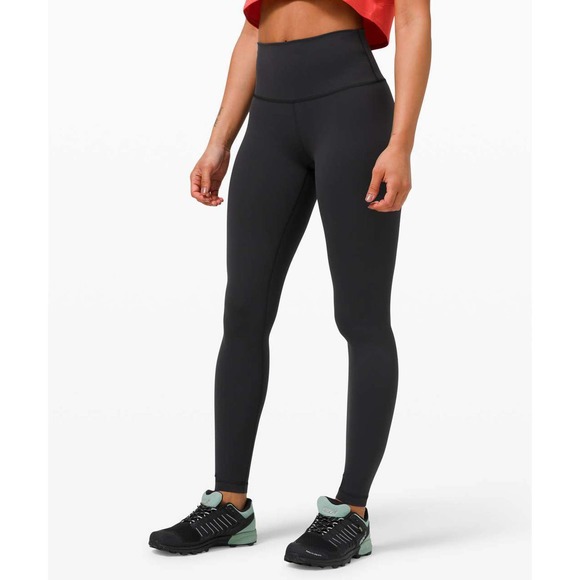 Lululemon Pants - Lululemon Wunder Train High Rise Tight 28" Black Everlux Women's Size 6 H14171